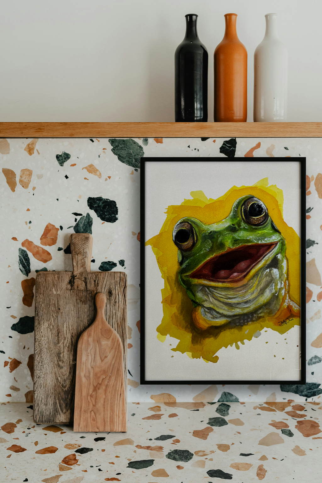 "Happy Frog" Fine Art Print