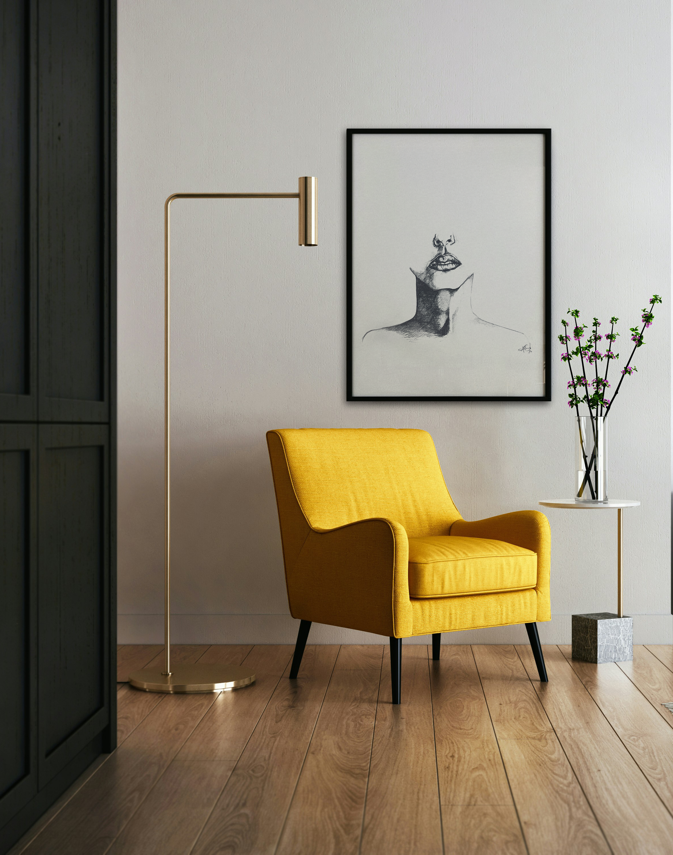"Contemplative Sketch" Fine Art Print