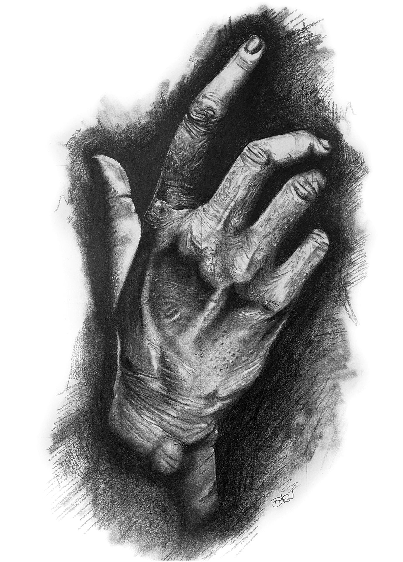 "Hand Reaching" Fine Art Print